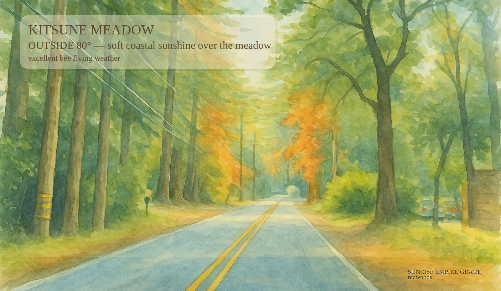 Kitsune Meadow Living Canvas